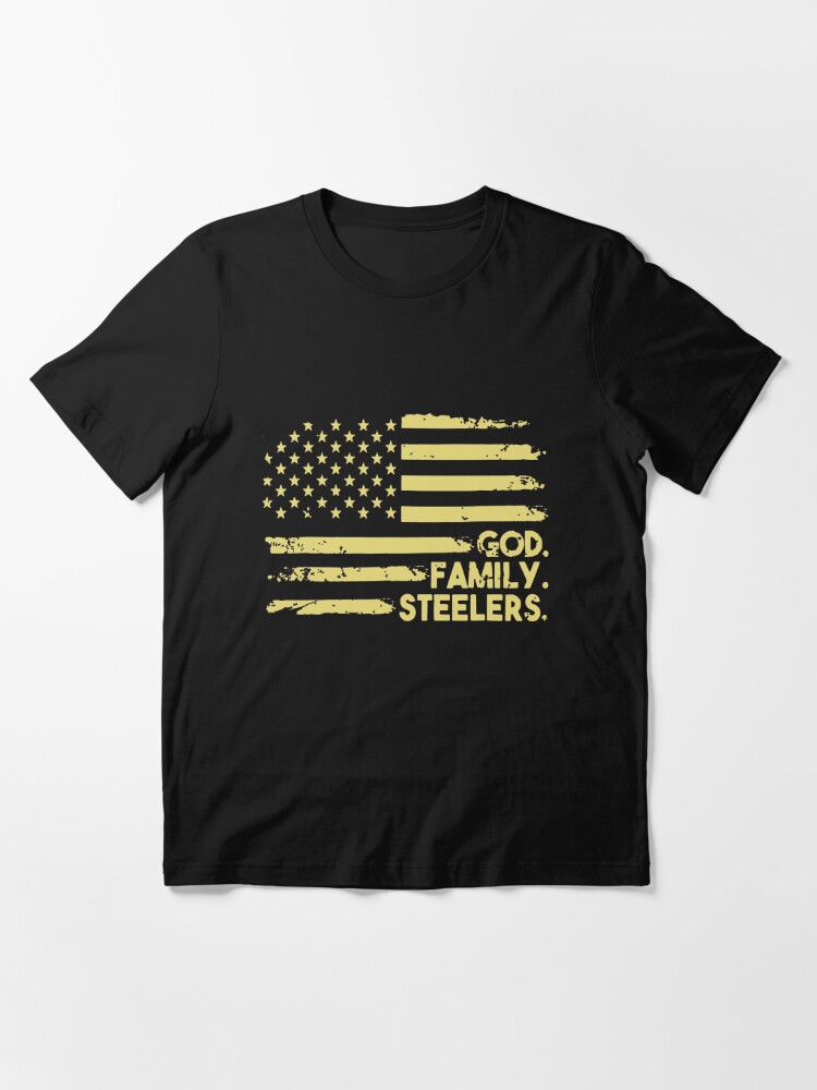 God Family Steelers Front & Back Stainless Steel Travel Mug