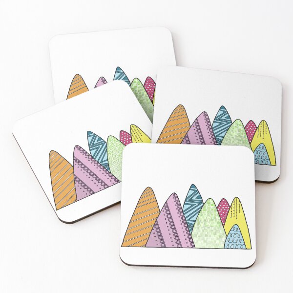 Item preview, Patterned mountains designed and sold by RMSdesigns.