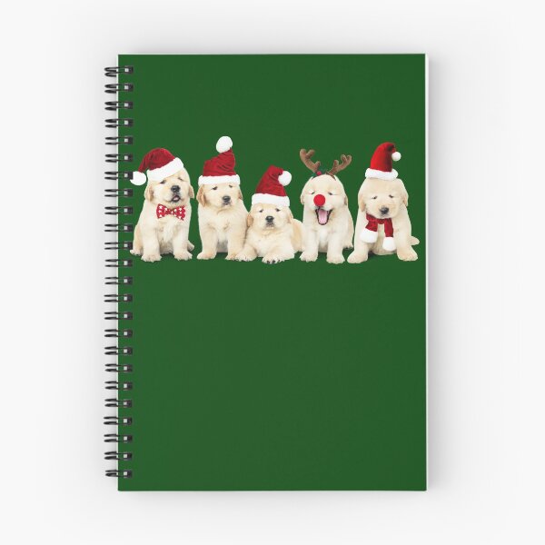 Item preview, Xmas Golden Retriever Puppies designed and sold by Borislav Shekerdzhiyski.