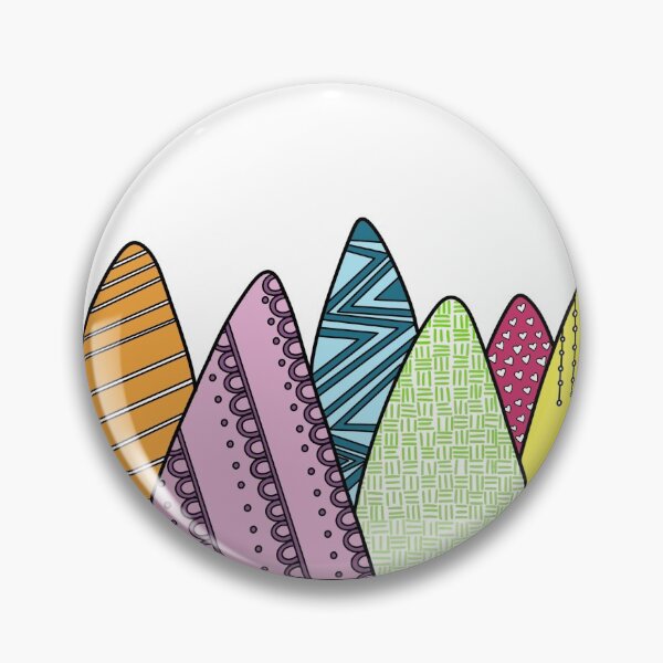 Item preview, Patterned mountains designed and sold by RMSdesigns.