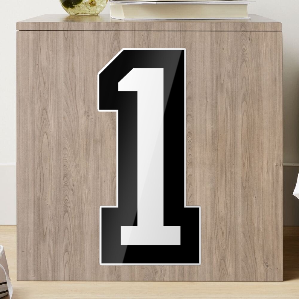 Number One Sticker for Sale by sweetsixty