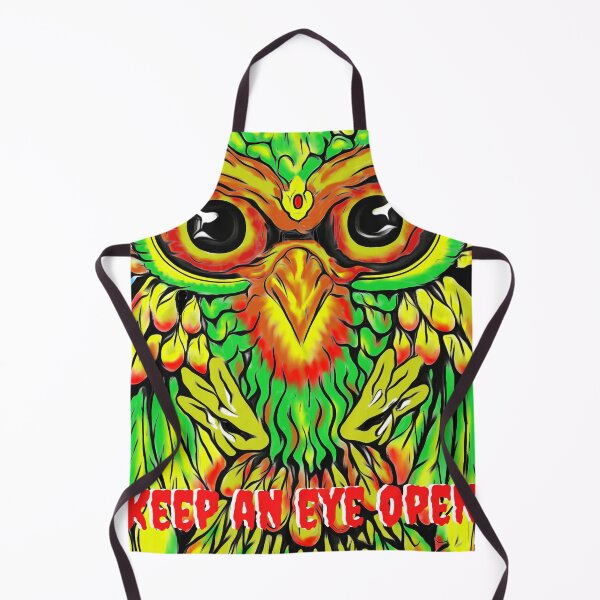 Item preview, Angry owl, opened eyes - an extraordinary gift designed and sold by LittleAngy.