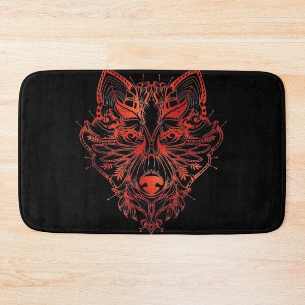 Item preview, Flame Orange Wolf Face designed and sold by Paulele.