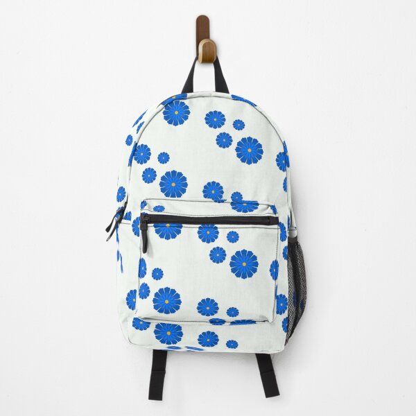 Item preview, Cute Handprinted blue Flowers designed and sold by lodarohit.