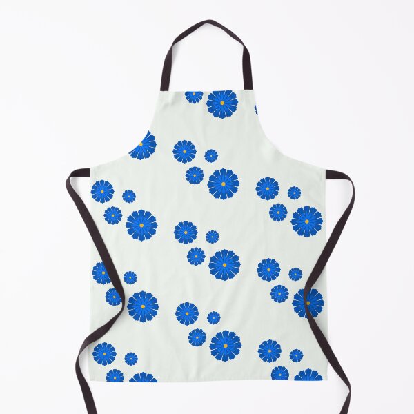 Item preview, Cute Handprinted blue Flowers designed and sold by lodarohit.