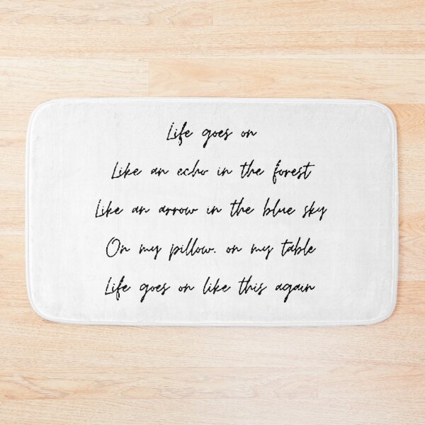 Item preview, BTS - Life Goes On - white designed and sold by Funny Tee.