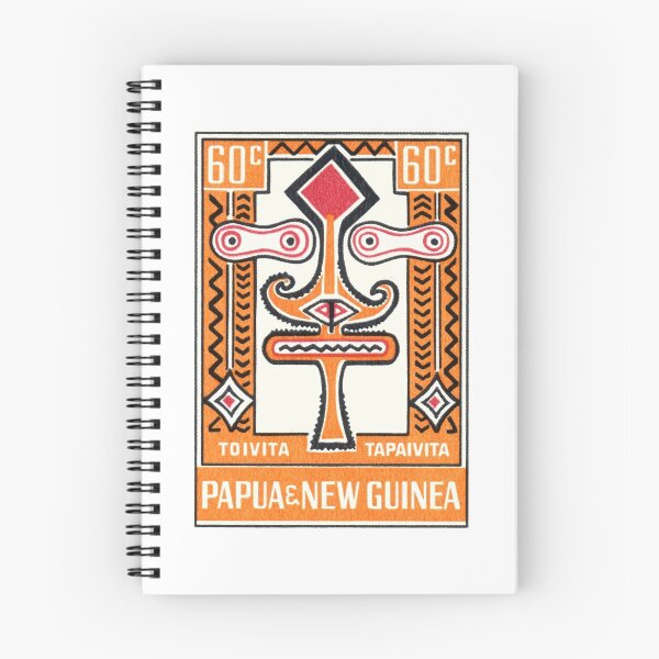 Item preview, 1966 Papua New Guinea Folklore Toivita Tapaivita Stamp designed and sold by retrographics.