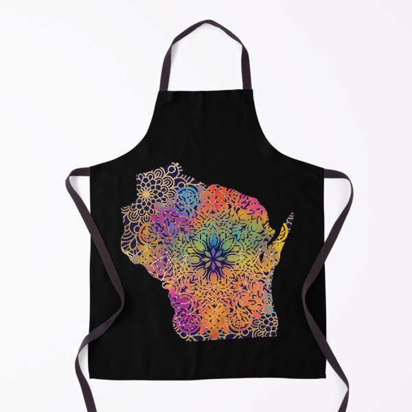 Item preview, Mapa de Mandala de Wisconsin, Estados Unidos de América designed and sold by labatchino10.