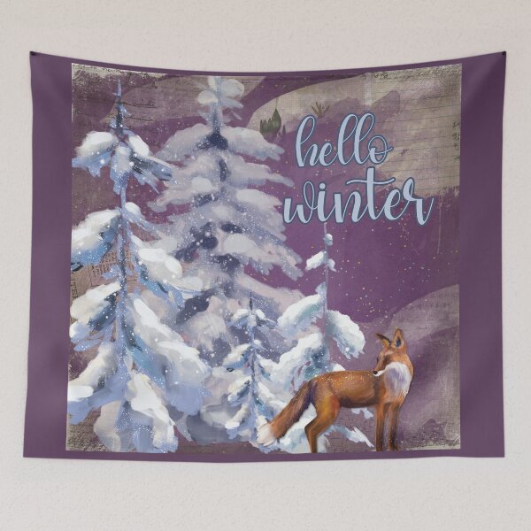 Item preview, Hello Winter Fox designed and sold by hashnan21.