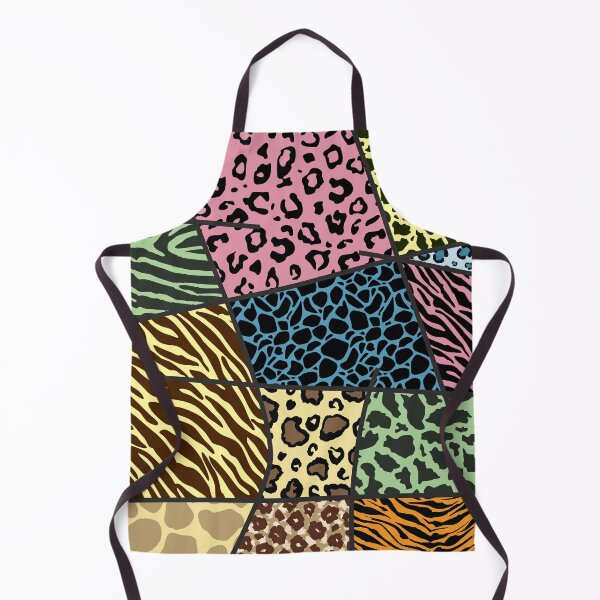 Item preview, Traditional African fabric and colorful wild animal skin designed and sold by mashmosh.