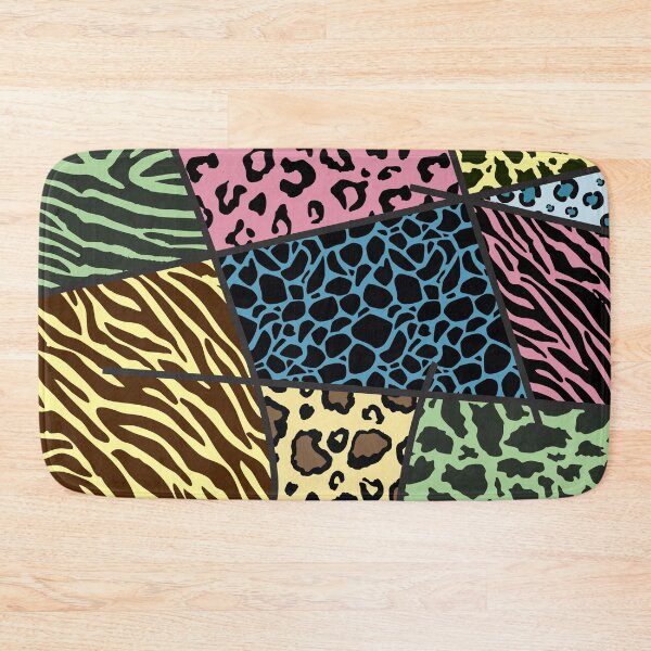 Item preview, Traditional African fabric and colorful wild animal skin designed and sold by mashmosh.