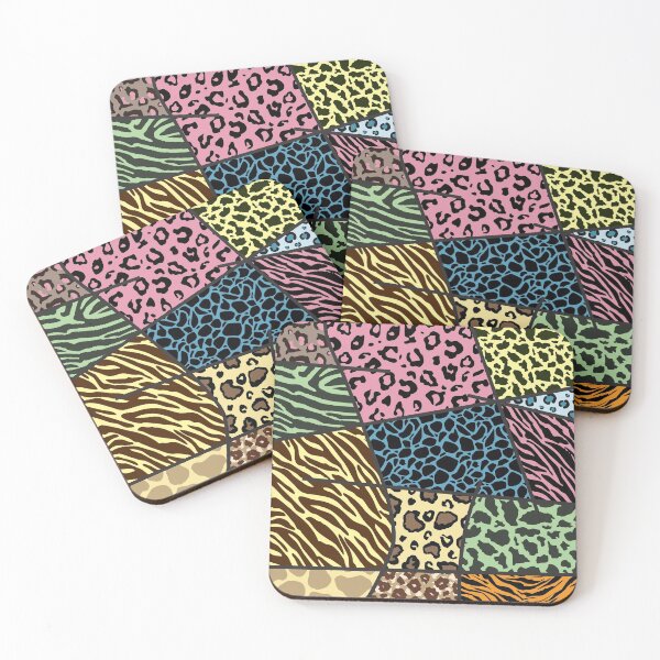 Item preview, Traditional African fabric and colorful wild animal skin designed and sold by mashmosh.