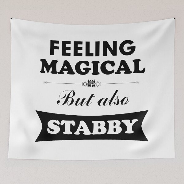 Item preview, Feeling Magical But Also Stabby designed and sold by Gom--s.