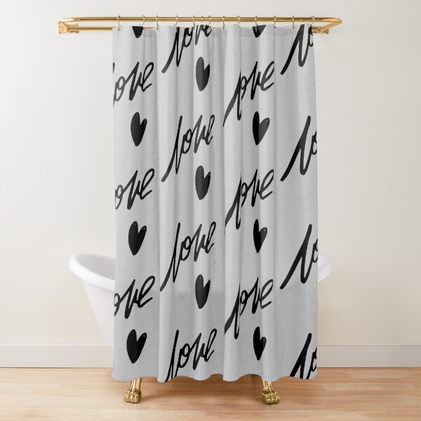 LOVE Shower Curtain