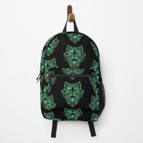 Item preview, Green Wolf Face designed and sold by Paulele.