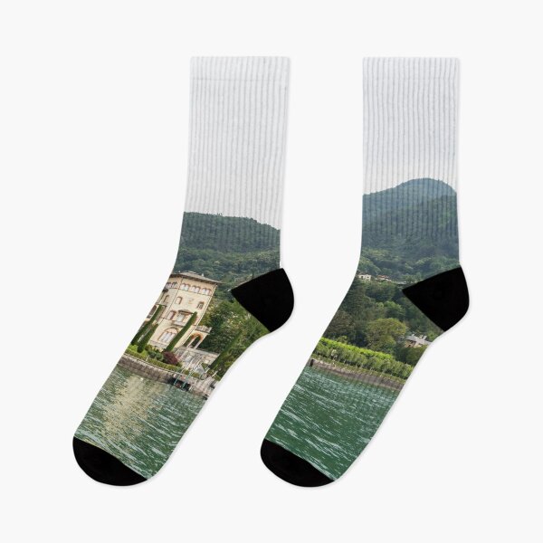 Item preview, Sailing Around Famous Bellagio on Lake Como Italy - Opulent Villas and Gardens designed and sold by Georgia Mizuleva.