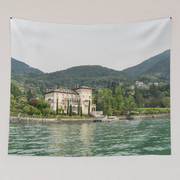 Item preview, Sailing Around Famous Bellagio on Lake Como Italy - Opulent Villas and Gardens designed and sold by Georgia Mizuleva.