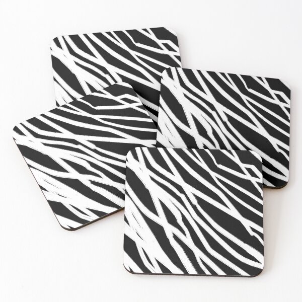 Item preview, Simple crayon clumsy lines pattern white and black designed and sold by mooniya-stories.