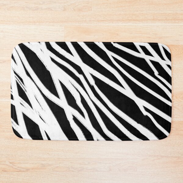 Item preview, Simple crayon clumsy lines pattern white and black designed and sold by mooniya-stories.