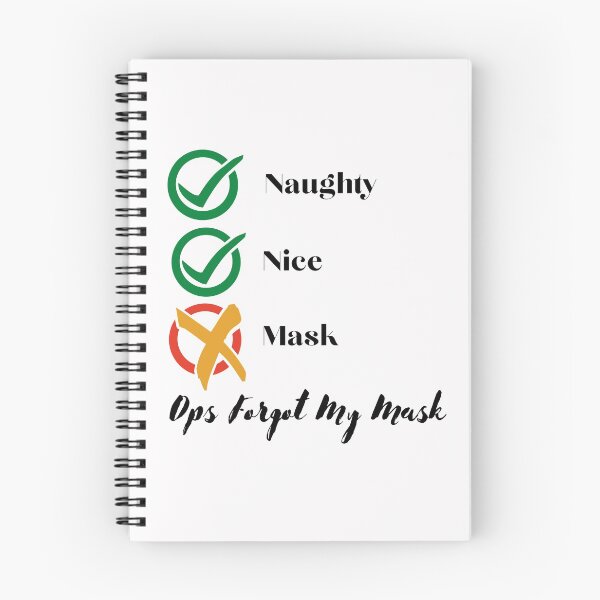 Item preview,  Naughty Nice Ops Forgot My Mask designed and sold by Bubblegirl17.