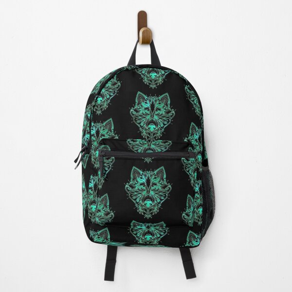 Item preview, Jade Green Wolf Face designed and sold by Paulele.