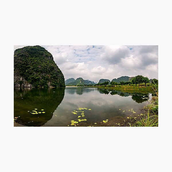 Limestone Karst Peaks, Trang An Region, Vietnam Photographic Print