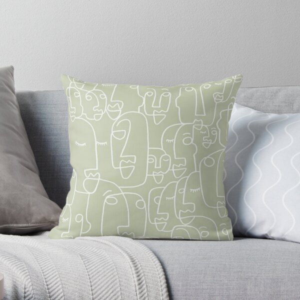 Throw pillows best sale with sage green