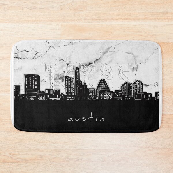 Item preview, austin skyline marble designed and sold by BekimART2.
