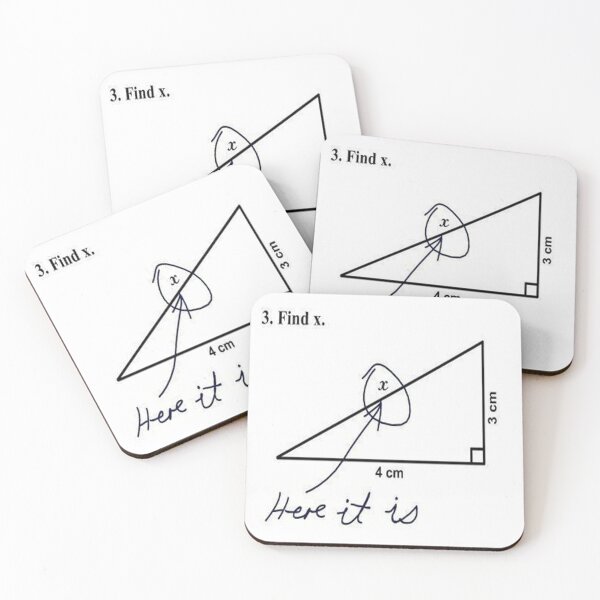 Item preview, Find X Math Joke designed and sold by MacCurious.