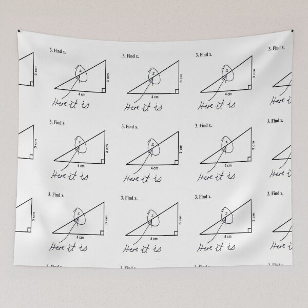 Item preview, Find X Math Joke designed and sold by MacCurious.