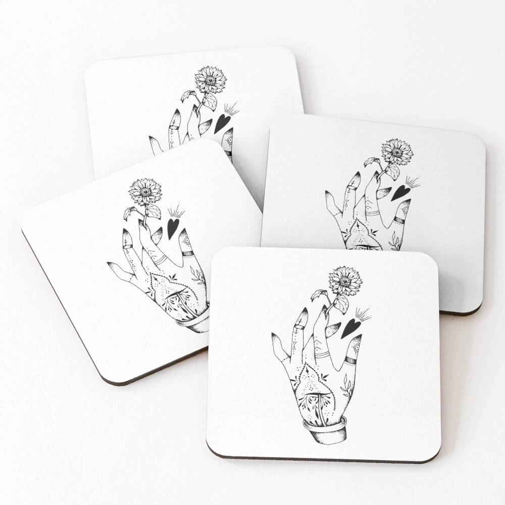 Item preview, Coasters (Set of 4) designed and sold by RANARTE.