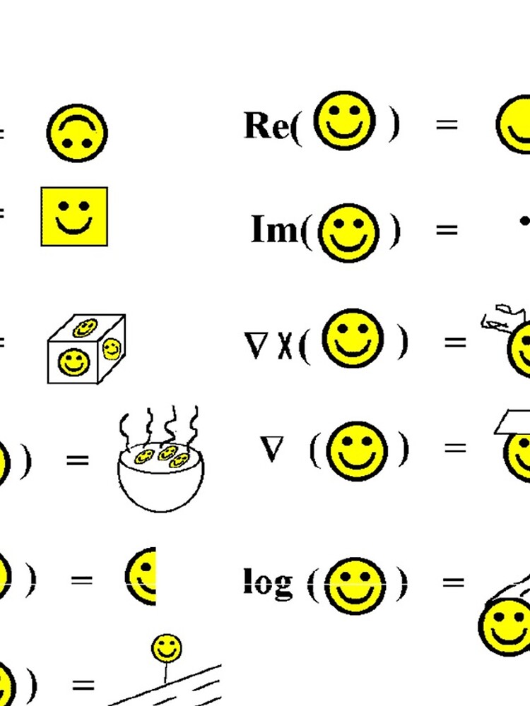 Thumbnail 4 of 4, iPhone Case, Happy Face Math designed and sold by MacCurious.