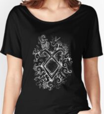 Angelic Rune Mandala- Inverted Women's Relaxed Fit T-Shirt
