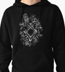 Angelic Rune Mandala- Inverted Pullover Hoodie