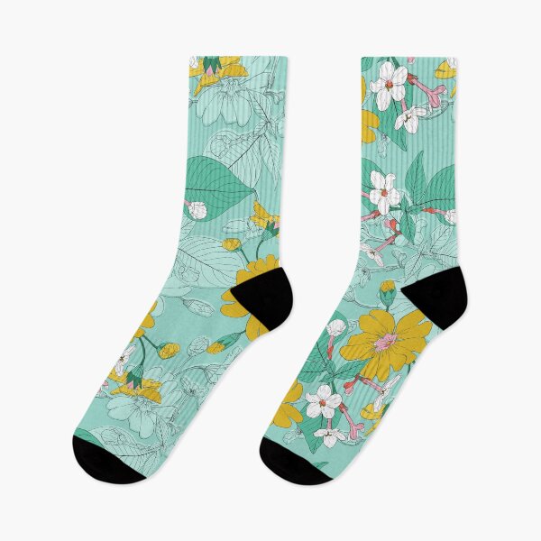 Item preview, Aqua Floral designed and sold by gabrielleneil.