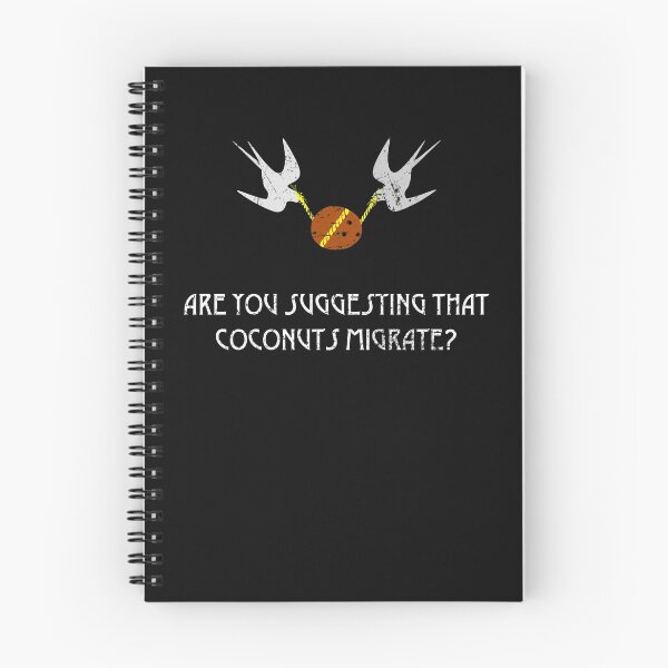 Item preview, Are you suggesting that coconuts migrate? Supposing *two* swallows carried it together! designed and sold by jacob-jendrey.
