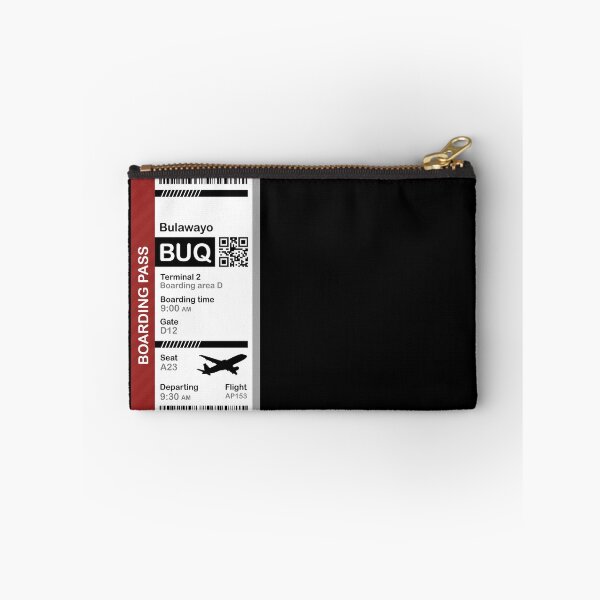 Item preview, Bulawayo Boarding Pass Flight Destination Ticket designed and sold by oclatikaz.