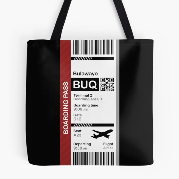 Item preview, Bulawayo Boarding Pass Flight Destination Ticket designed and sold by oclatikaz.