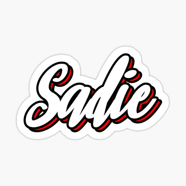 sadie-first-name-hand-lettering-design-sticker-for-sale-by-sulies