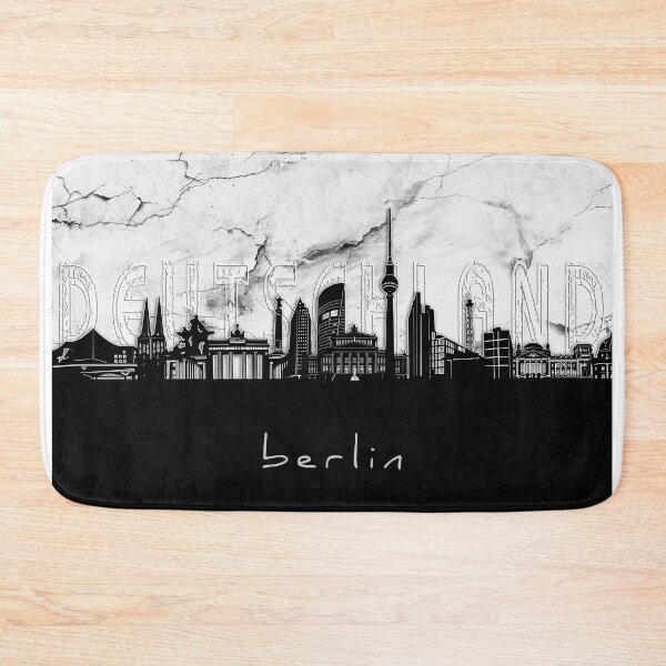 Item preview, berlin skyline marble designed and sold by BekimART2.