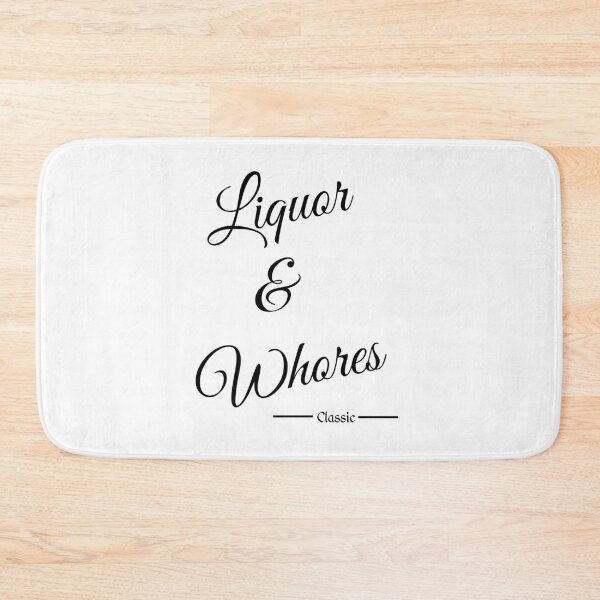 Item preview, Liquor & Whores classic timeless design designed and sold by KarmaRoots.