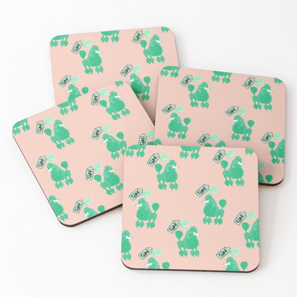 Item preview, Poodle pet dog dogs pets puppy art caniche pop art groomers green designed and sold by Coolstuff4you71.