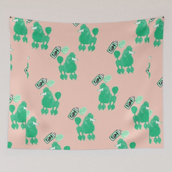 Item preview, Poodle pet dog dogs pets puppy art caniche pop art groomers green designed and sold by Coolstuff4you71.