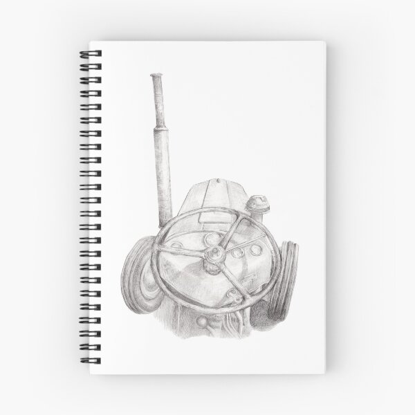 Item preview, Drawing of a Ferguson tractor seen from the seat designed and sold by Eva Hegelund  Frank.