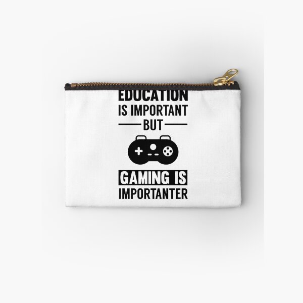 Item preview, Education Is Important But Gaming Is Importanter designed and sold by Funny Tee.