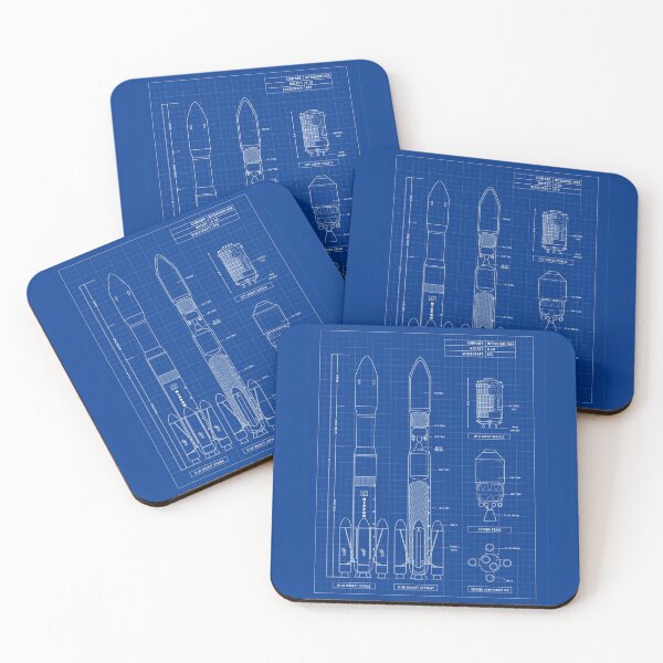 Item preview, H-IIB JAXA Rocket (Blueprint-Vertical-English) designed and sold by BGALAXY.