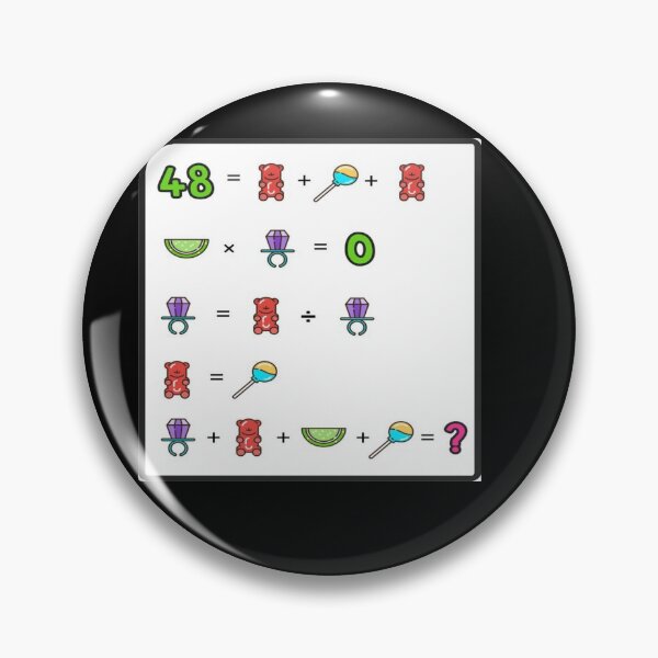 Item preview, Candy Math Equations  designed and sold by MacCurious.