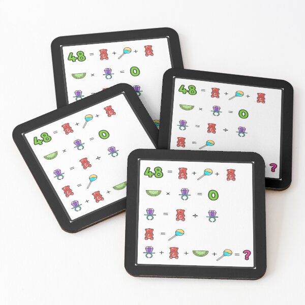 Item preview, Candy Math Equations  designed and sold by MacCurious.