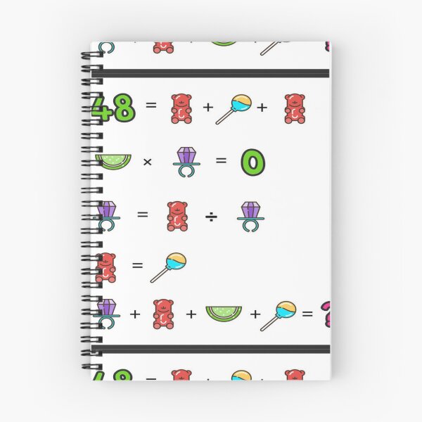 Item preview, Candy Math Equations  designed and sold by MacCurious.