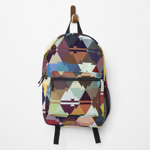 Item preview, Colourful Triangles  pattern designed and sold by Digibee.